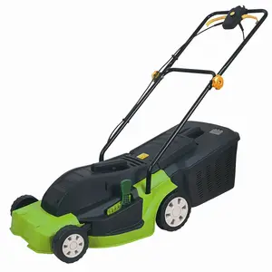 Factory Industrial DIY 1600W 400mm Width Electric Lawn Mower Hand Push Grass Box OEM ODM