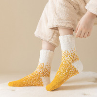 Chaussettes en polaire corail personnalisées avec logo pour femmes, chaudes et douces, vente en gros pour les marques de boutiques, les promotions de détail et les magasins de cadeaux