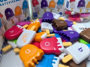Nuevo y Súper Divertido Juego de Mesa de Combinación de Alfabeto de Helados para Niños, Juego Educativo de Reconocimiento de Palabras por Colores, Aprende Jugando - Product Image 2