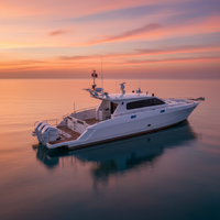 Yacht de luxe en aluminium Dookyu certifié CE, 17 m (56 pieds), écologique et durable, idéal pour le tourisme côtier longue distance