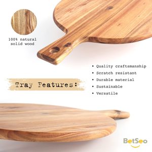 Planches à découper en bois d'<span class=keywords><strong>acacia</strong></span> écologiques personnalisables, utilisables avec des ustensiles de table, sans danger - Product Image 3