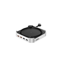 Station d'accueil SUBOSEN pour Mac Mini M6 Modèle EZ18 avec prise en charge USB 3.2 Type-C/DisplayPort et SSD M.2, extension de stockage jusqu'à 8 To