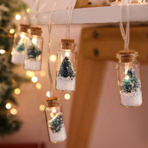 Botella de los deseos LED luces de Navidad Cadena de luces de árbol Modelo de batería Habitación de vacaciones Decoración interior al aire libre Cadena de luz - Product Image 4