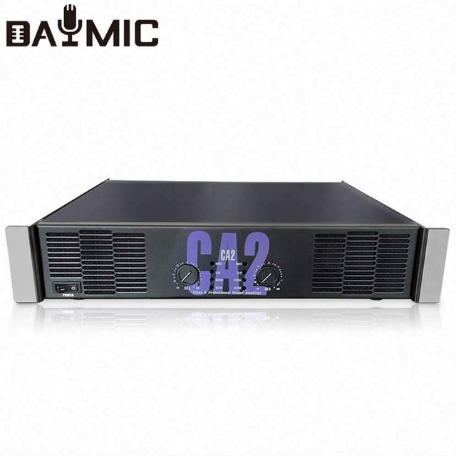Factory Pro CA Series K2 2 Channel Metal Power Amplifier 2U-3U with 10000W Output SNR 112dB for Performance & Studio Use