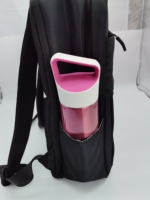 Sac à dos extensible pour ordinateur portable 15,6 pouces, résistant à l'eau, léger, pour affaires, voyages courts et trajets quotidiens