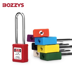 <span class=keywords><strong>Cadenas</strong></span> de verrouillage de sécurité industrielle <span class=keywords><strong>avec</strong></span> manille en acier trempé de 6mm Équipement à clé principale Utilisation de porte de révision Fabriqué en nylon durable - Product Image 6