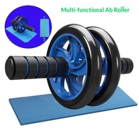 Roue abdominale pour hommes avec double roulettes, équipement de fitness pour entraînement à domicile, modèle F-212, 0,7 kg, fabriqué à Zhejiang Jinhua