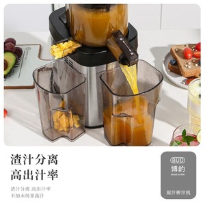 Bud Slow Juicer 700ml Stainless Steel Cold <b>Press</b> Juice Maker For <b>Fruit</b> Vegetables - Product Image 2