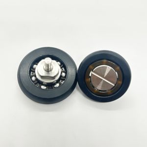 Roulements recouverts de plastique, roulements en PU POM, roulettes à billes en céramique pour portes et fenêtres, roulements de <span class=keywords><strong>poulie</strong></span> sur mesure non standard - Product Image 2