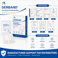 Apósito Adhesivo Estéril No Tejido para Heridas 6x7cm, Fabricante OEM de Marca Privada