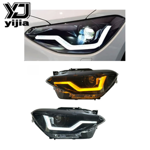 Per BMW <span class=keywords><strong>Serie</strong></span> <span class=keywords><strong>1</strong></span> <span class=keywords><strong>F20</strong></span> 12-15 Gruppo Fari Anteriori con LED DRL e Indicatori di Direzione 50W 12V OLIVER - Product Image 1