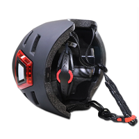 Superbsail EU Stock Unisexe Vélo & Scooter Feu arrière Intelligent Cyclisme Casque Adulte & Enfant pour VTT & Moto