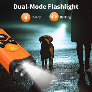 Đa Chức năng 4 Chế độ làm việc ngoài trời siêu âm con chó sủa răn đe kiểm soát sủa thiết bị Repeller với Led đèn pin - Product Image 6