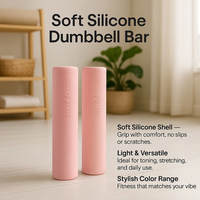 Haltères en silicone réglables en fonte colorés pour le yoga, le Pilates, l'équipement d'exercice et les entraînements à domicile – Noir