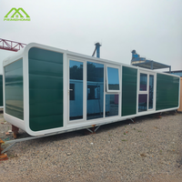 PrimeHome Maison mobile en conteneur Apple - Design moderne écologique et mobile, certifiée CE, entièrement fonctionnelle pour l'utilisation en hôtel ou villa