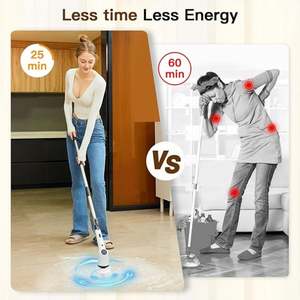 Dropshipping Shopify Electric Spin Scrubber Depurador de ducha inalámbrico con 8 cabezales de cepillo reemplazables - Product Image 6