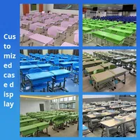 Bureaux d'ordinateur réglables Chaises pour les élèves du primaire et du secondaire pour la maison Étude des enfants Formation scolaire en gros