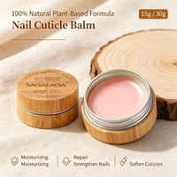SAGALAGA Baume Réparateur Cuticules 15g – Adoucit Instantanément les Cuticules Abîmées, Nourrit et Répare, Non Gras, Soin des Ongles