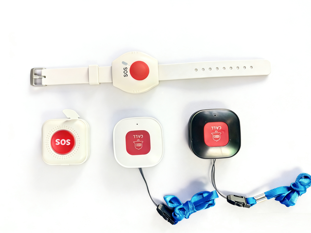 KONST Elderly Alarm WiFi Pantic Call Button Nursing Home SOS Emergency Button Graffiti WiFi Button SOS Emergency Button