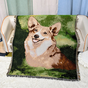 Mantas Tejidas Personalizadas DaiRui, Tapices Jacquard de Mezcla de Algodón para Regalos, Marcas de Mascotas, Artistas, Servicio de Tejido Personalizado al por Mayor - Product Image 2