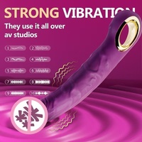 Vibromasseur réaliste 1:1, 10 modes de vibration, étanche, pour la masturbation érotique féminine, jouet sexuel pour adultes, jeu de flirt