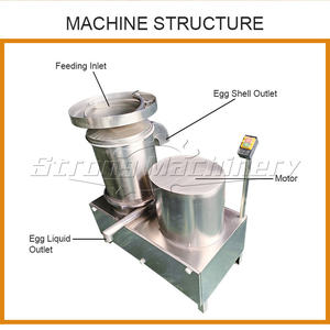Commercial Egg Cracking Machine Small Egg Breaker Breaking Egg Machine Price - Product Image 4