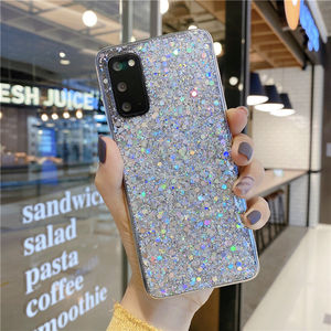 เคสโทรศัพท์แบบมีกลิตเตอร์สำหรับ Xiaomi CC9E Note 10 8 SE A3 Lite Redmi Note 9 Pro Max 7 6 5 <span class=keywords><strong>Plus</strong></span>  ฝาหลังซิลิโคนนิ่มแบบมีประกาย - Product Image 6