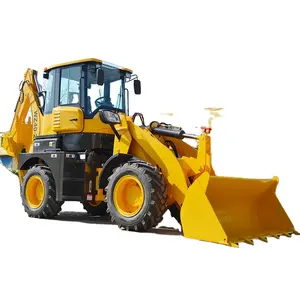 Daya kuat epa 1 ton mini 1 ton mini kompak backhoe excavator loader 4x4