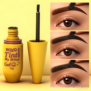 RQVQ Crema de Cejas <span class=keywords><strong>Tricolor</strong></span> Moldeadora de Larga Duración, Resistente al Agua y No Resbaladiza, para un Efecto de Cejas Definidas RQ001 10g - Product Image 3