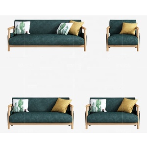 Vật Liệu Mới Bộ <span class=keywords><strong>Sofa</strong></span> Nội Thất Sang Trọng 3 Chỗ 21DGSC037 Vải Bọc Ghế <span class=keywords><strong>Sofa</strong></span> Phòng Khách - Product Image 4