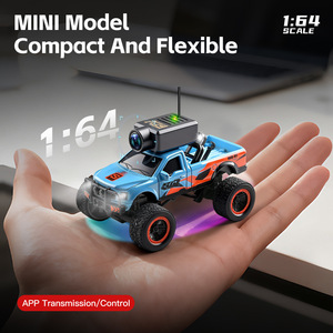 Wltoys 6407-C Coche RC Mini FPV <span class=keywords><strong>1</strong></span>:64, Juguete de Carreras con Vista en Primera Persona, Cámara HD, Transmisor Tipo Pistola y Pantalla HD, RTR Listo para Usar - Product Image 1