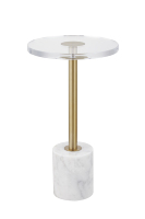 Table basse moderne en acrylique 100% neuve avec design portable pour le salon et la décoration de la maison