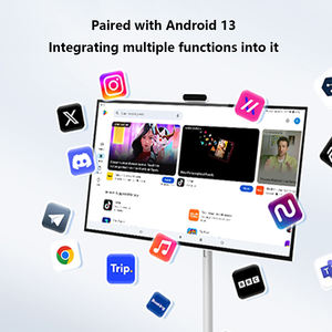 Pantalla Inteligente Portátil de 32 Pulgadas con Android 13 para Salón de Belleza, Transmisión en Vivo, Entretenimiento, Reuniones de Oficina, <span class=keywords><strong>Se</strong></span>ñalización Digital Giratoria - Product Image 5