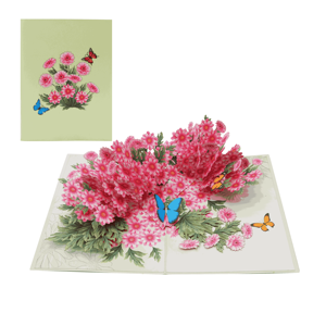 Thanksgiving Valentine's Day Home Decoration <b>Gifts</b> Best Seller Custom Design 3D Pop Card Flower Handicraft Paper Crafts Handmade - Product Image 5