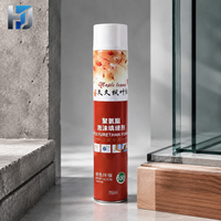 Colle mousse expansive en polyuréthane PU haute densité insonorisante et isolante thermiquement pour l'étanchéité des fenêtres de bâtiment