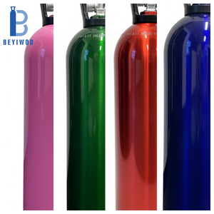 एल्यूमीनियम <span class=keywords><strong>Co2</strong></span> गैस टैंक सिलेंडर 2.5lb 10lb 10lb 15lb 20lb - Product Image 4