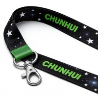 CH Wholesale Sublimation Printing Polyester Lanyards With Logo Custom Certification Keychain OEM ODM ECO Promotion Event Gifts