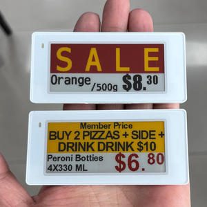 Étiquettes de prix numériques ESL 2,4 GHz 2,9 pouces, papier électronique E-Ink, pour supermarchés de vins et systèmes EAS. - Product Image 1