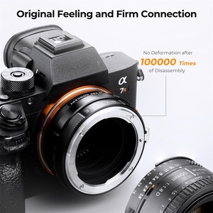 Adaptador <span class=keywords><strong>de</strong></span> Montura <span class=keywords><strong>de</strong></span> Lente K&F NIK F(G)-E <span class=keywords><strong>de</strong></span> Enfoque Manual, Compatible con <span class=keywords><strong>Lentes</strong></span> Nikon F (<span class=keywords><strong>Tipo</strong></span> G) y Cámaras Sony con Montura E - Product Image 4