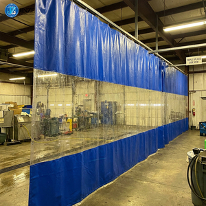 Bâche de lavage auto, bâche en PVC souple, imperméable et antigel, œillets personnalisés, séparateur de baie de service auto à vue claire - Product Image 3