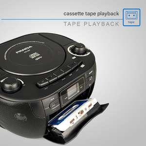 PANDA <span class=keywords><strong>CD</strong></span>-107 <span class=keywords><strong>Lecteur</strong></span> de cassettes rétro à l'ancienne Portable pour <span class=keywords><strong>DVD</strong></span> VCD Magnétophone Cassette tout-en-un <span class=keywords><strong>Lecteur</strong></span> <span class=keywords><strong>CD</strong></span> - Product Image 6