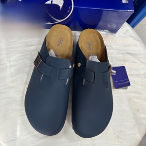 Vente en gros : Meilleures sandales confortables pour hommes Birkens, été-automne, sabots en cuir, mules antidérapantes en caoutchouc, bout ouvert, plates, Bostones - Product Image 5