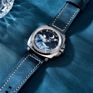 Nouvelle montre de sport mécanique pour homme PAGANI Design 43MM, luxe, acier inoxydable, verre saphir, mouvement automatique NH35, 100M - Product Image 5