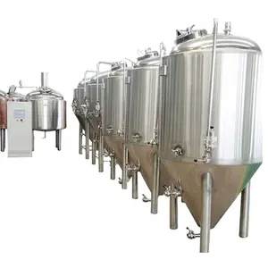 Thiết bị sản xuất bia thép không gỉ lên men thiết bị sản xuất bia cỡ trung bình