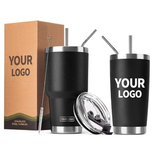 USA Shipping 20 oz Straight Sublimation Tumbler Blanks Wholesale White <b>Double</b> <b>Wall</b> Stainless Steel Focus Brand Travel <b>Mug</b> Straw - Product Image 6