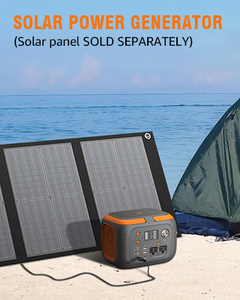 300W 110V Lithium Ion Portable Power Station 260Wh <b>Solar</b> Powered <b>Generator</b> with MPPT Controller and 40W Panels - Product Image 4