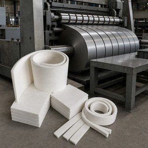 Fornitura di fabbrica: Feltro per macchina tagliarotoli di fogli, per la lavorazione dell'alluminio, supporto tensione e riavvolgimento - Product Image 1