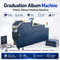 Machine à relier les albums à plat entièrement automatique Double100 SUPREME3000, taille de reliure maximale 48 cm, nouvelle garantie de 3 ans, idéale pour les diplômes et les mariages