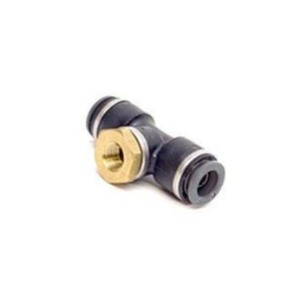 SMC KV2TF Push In Pneumatic <b>Quick</b> <b>Connector</b> Brass Tee 14x18 14x14 38x18 12x38 For Industrial Applications - Product Image 1