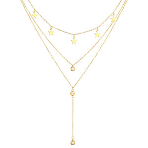 <b>Men</b> Necklace <b>Cross</b> Border Multi Seamless Strict Control Verified Supplier Quality Two-tone Finish Gift - Product Image 1